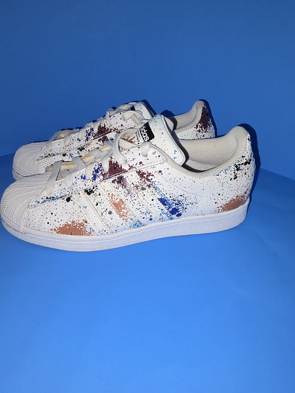 ✨ Adidas Superstar Paint Splatter Sneakers ✨